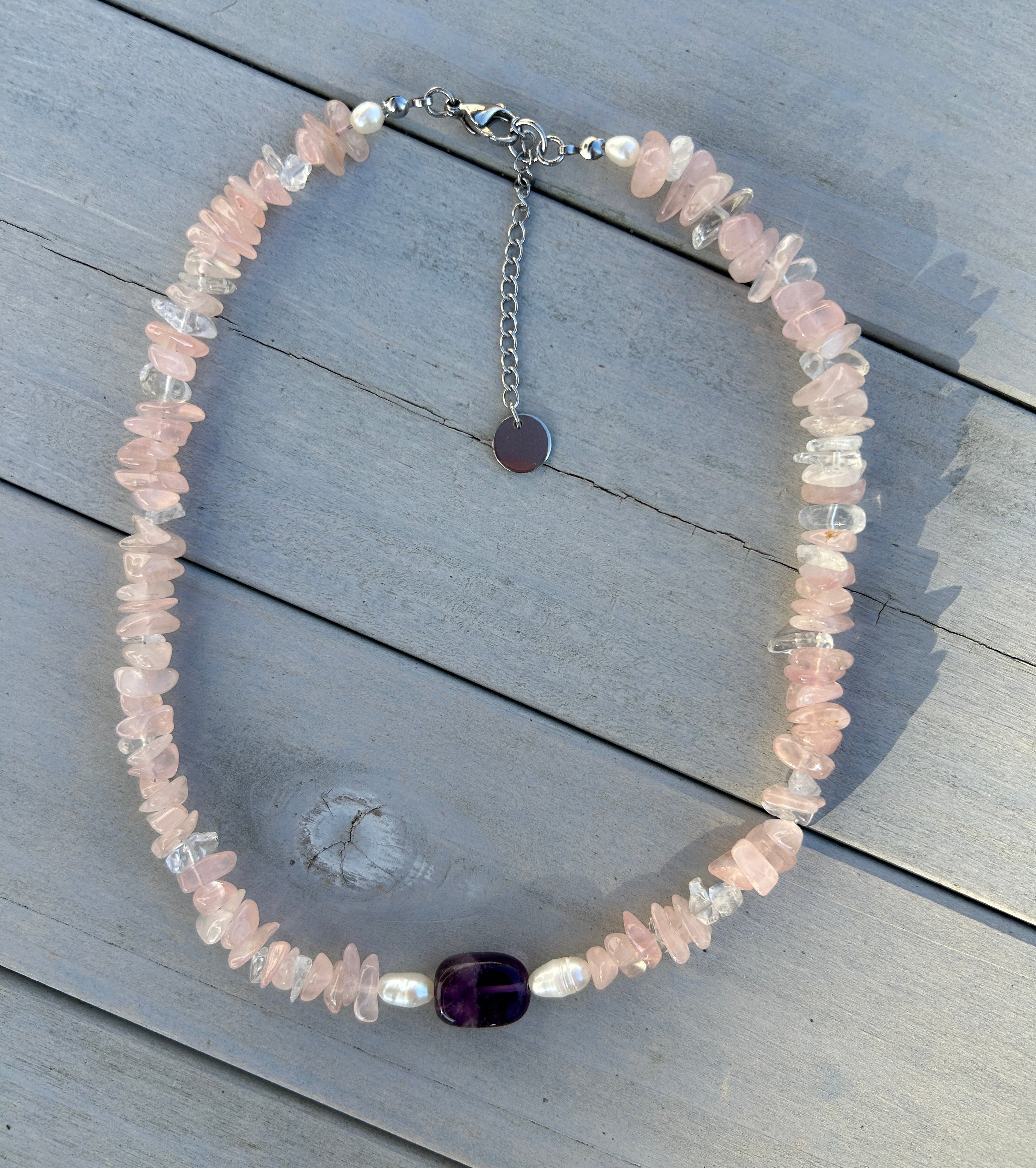 Halskette „Rosa"